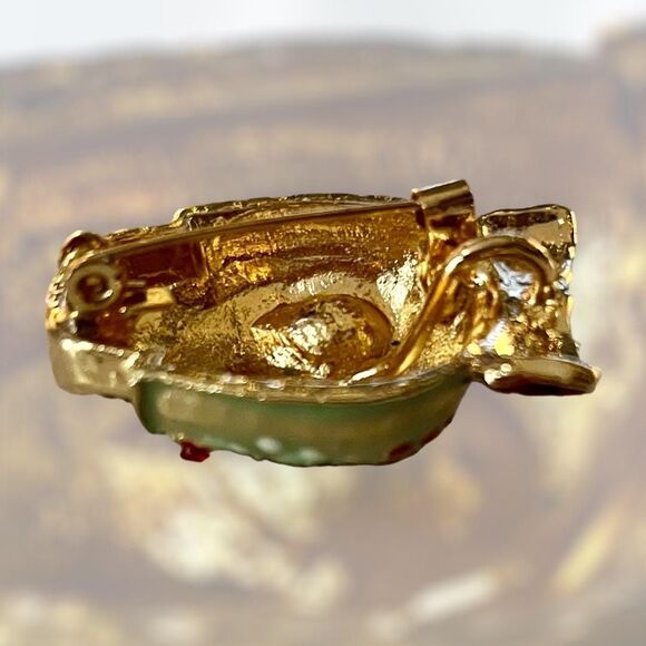 Vintage Style Goth Sugar Skull Brooch Pin Necklace Charm PINK - Picture 7 of 8